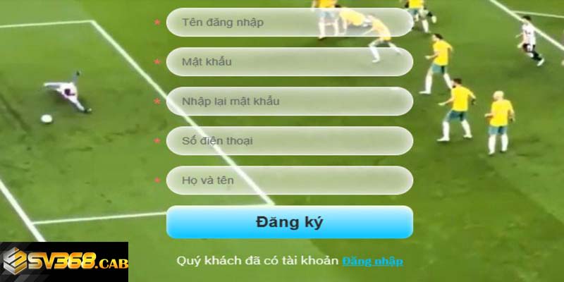 3 bước đơn giản đăng ký Sv368 siêu nhanh cho tân binh