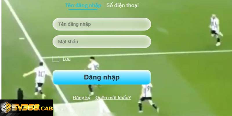 Quy trình đăng nhập Sv368 siêu nhanh, thành công