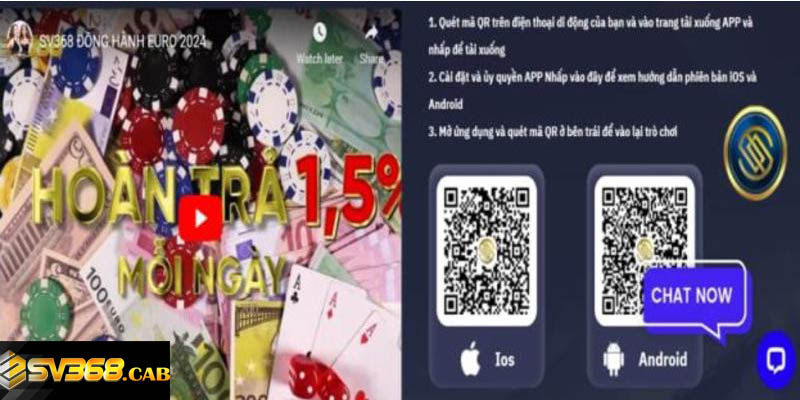 Quá trình tải app Sv368 cho hệ điều hành Android
